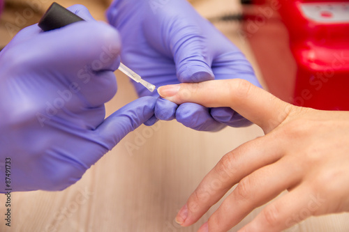 girl manicure