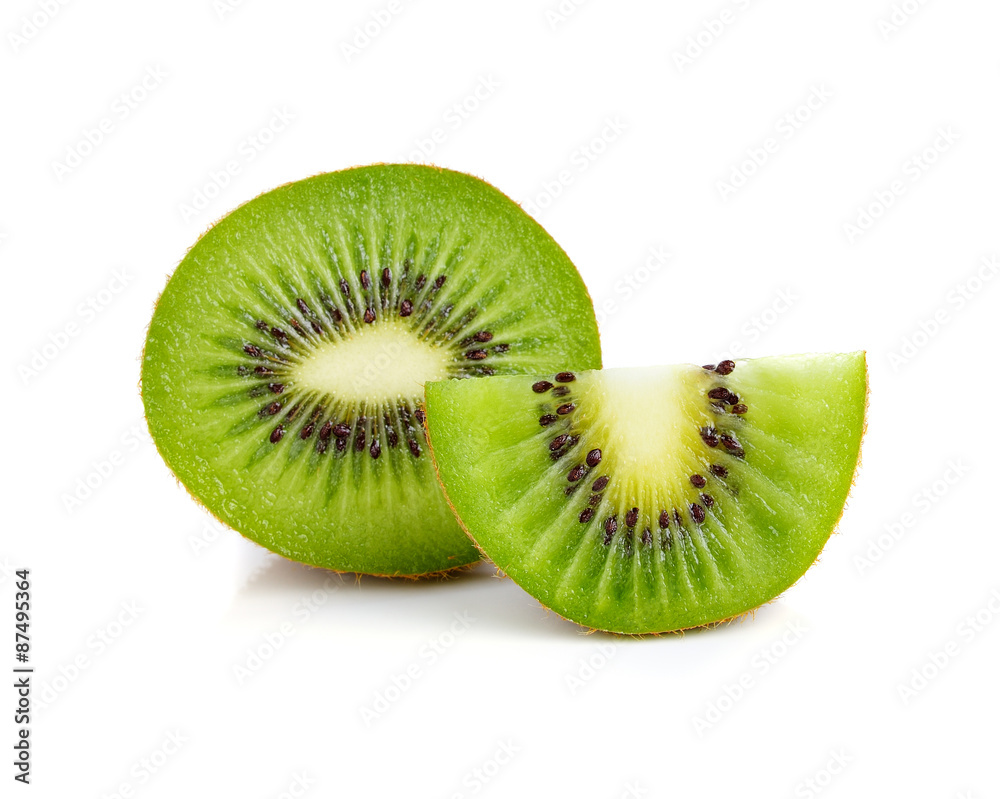 Kiwi fruit isolated on white background Kiwi fruit isolated on white background
