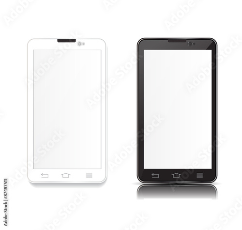 black and white android phone