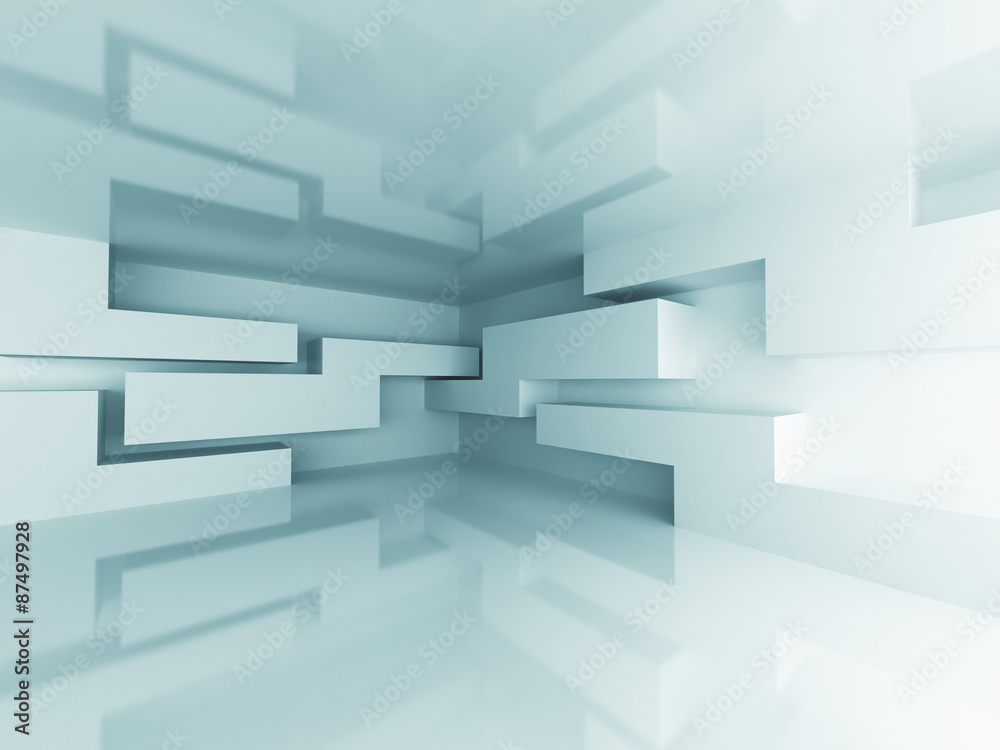 Abstract Geometric Modern Architecture Interior Background Abstract Geometric Modern Architecture Interior Background