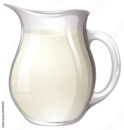 Jar of milk