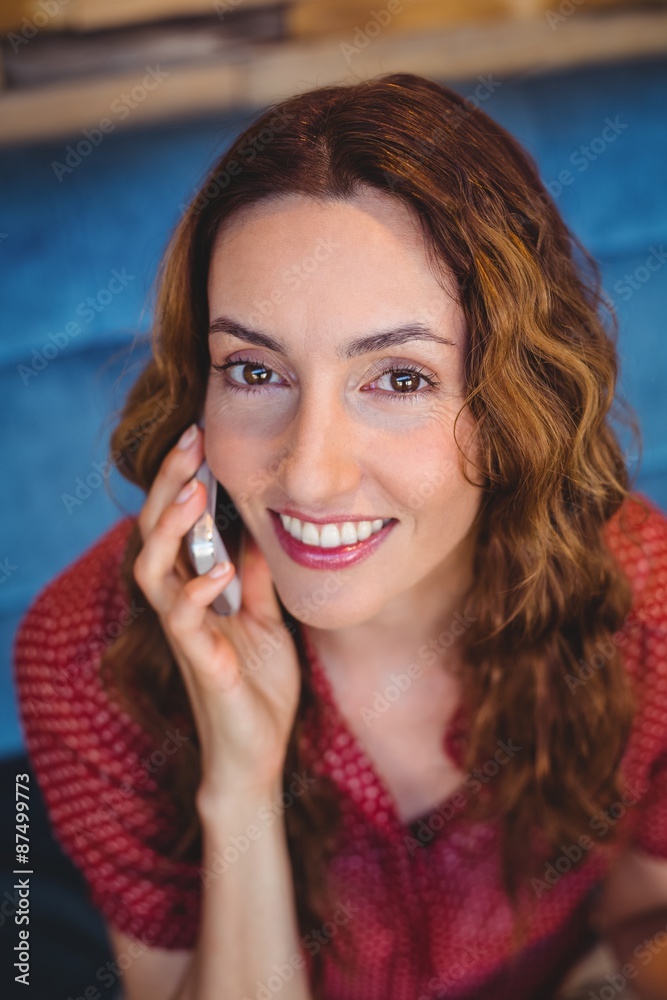 Fototapeta premium Woman on the phone