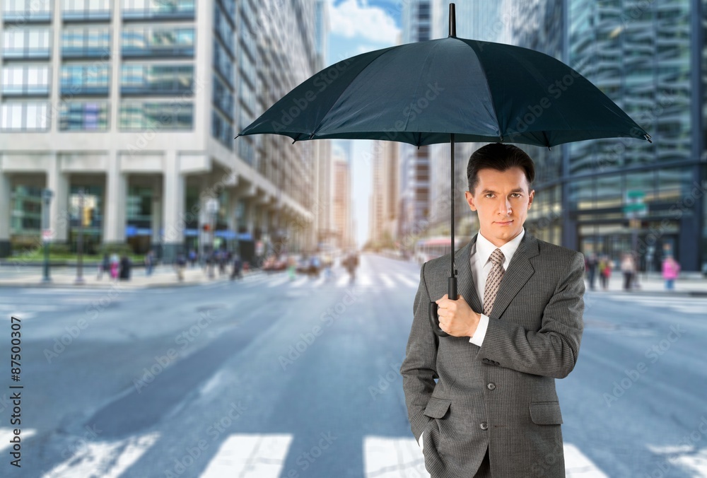 custom made wallpaper toronto digitalUmbrella, Rain, Men.