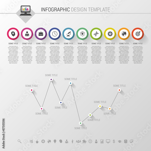 Colorful vector design for workflow layout. Modern diagram. Infographics