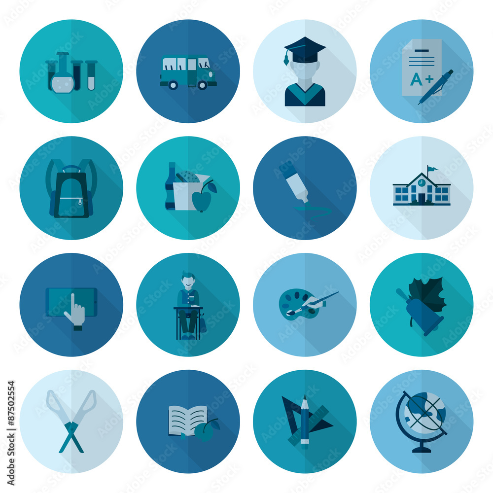 School and Education Icons School and Education Icons