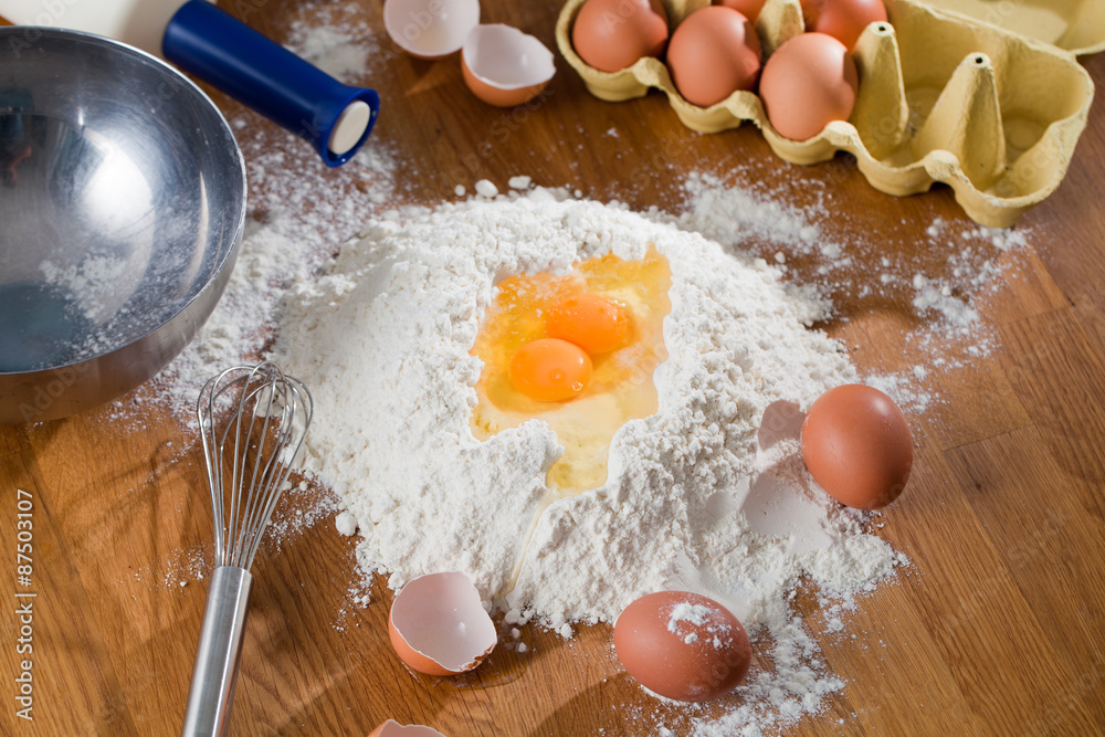 Teig vorbereitung Teig vorbereitung