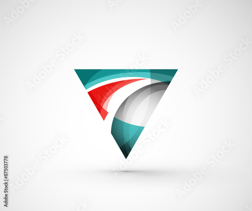 Abstract geometric company logo triangle, arrow Free Download Abstract geometric company logo triangle, arrow - GFXLoad