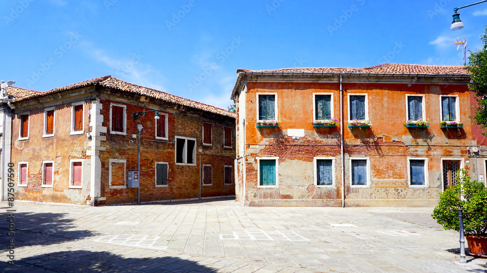 old building architecture in Murano