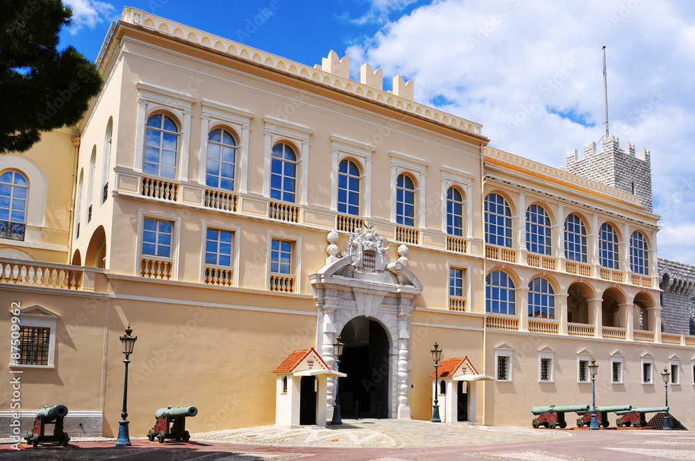 Obraz premium Princes Palace of Monaco in Monaco-Ville, Monaco