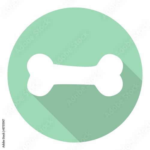 Dog bone sign icon. Pets food symbol. stock vector