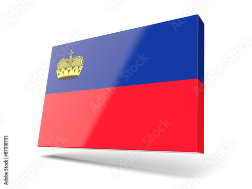Free Download Square icon with flag of liechtenstein - GFXLoad