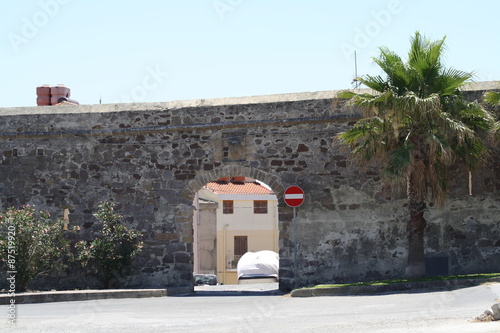 Carloforte, mura di cinta e Porta del Leone photo