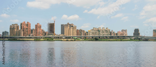 Taipei detailed skyline