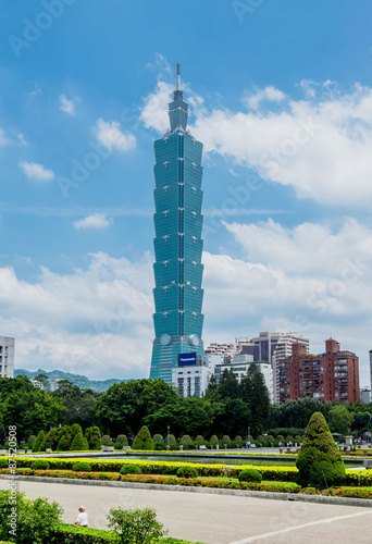 TAIPEI, TAIWAN - May 4: Taipei 101 skyscraper May 4, 2015 in Tai