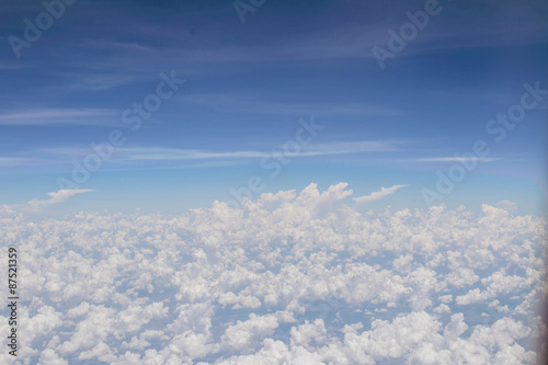 Clouds from the plain view