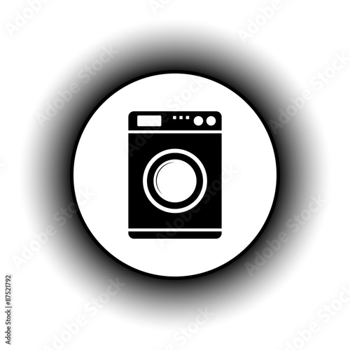 Washing machine button.