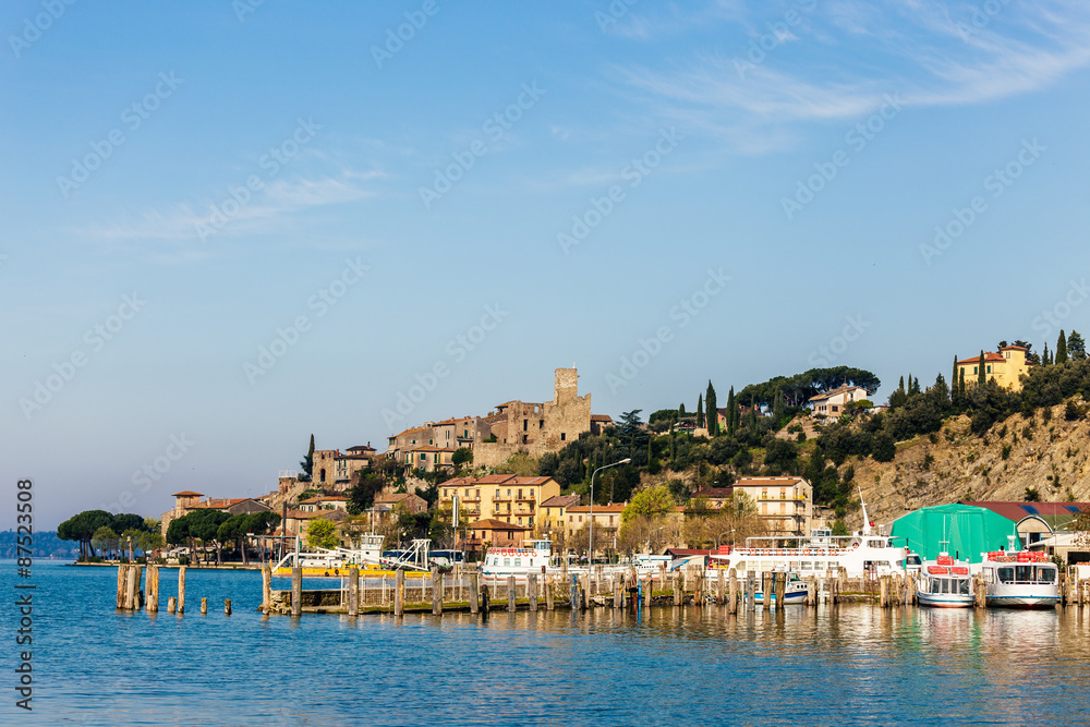 An small and beautiful medieval village on Lake Trasimeno in Umb