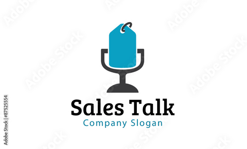 Sales Talk Logo template