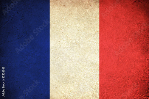 Grunge Flag of France