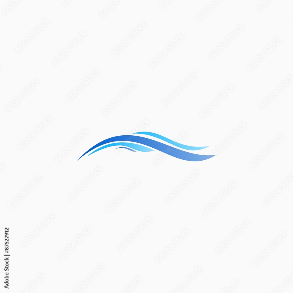 Obraz premium wave logo