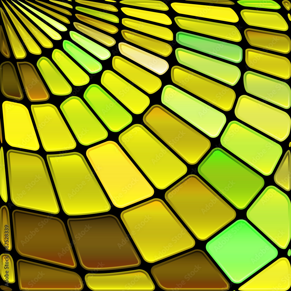 abstract stained-glass mosaic background
