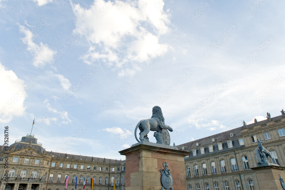 Naklejka premium Neues Schloss - Stuttgart 