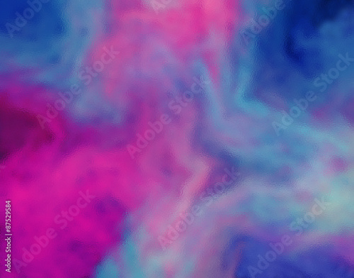 Fractal art background for creative design. Decoration for wallpaper desktop  poster  cover booklet. Fractal nebula. Water texture with pink and blue colors