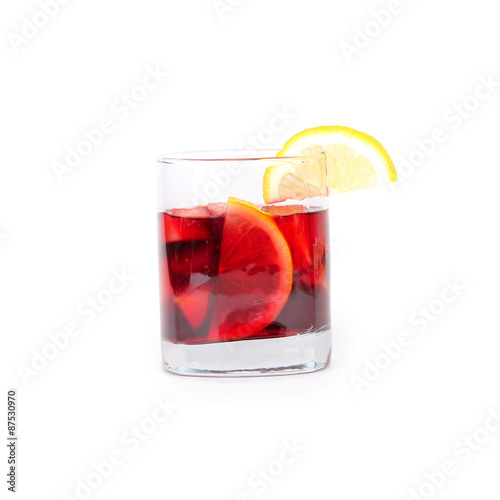 Sangria in glass