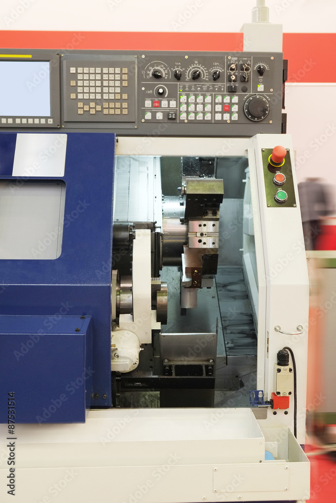 The image of metal-working machine