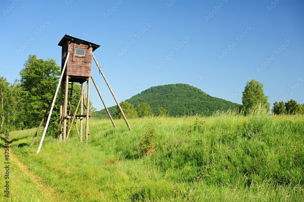 Naklejka premium Hunting tower