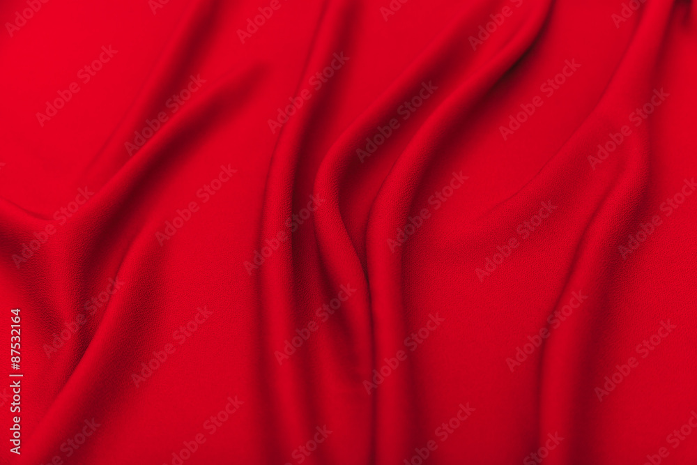 Red fabric Red fabric