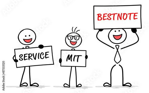 Service mit Bestnote