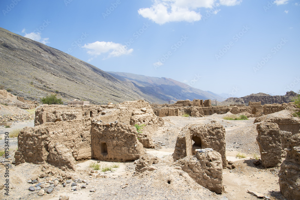 Ruins in Tanuf Oman