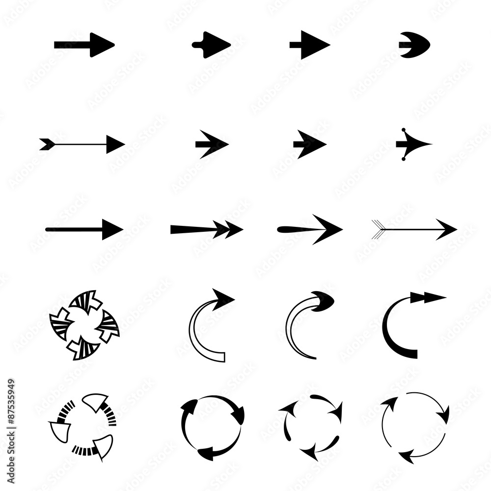 arrow icons set arrow icons set