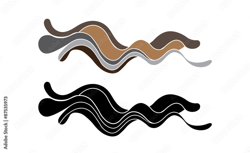 Abstract wall art sticker illustration Abstract wall art sticker illustration