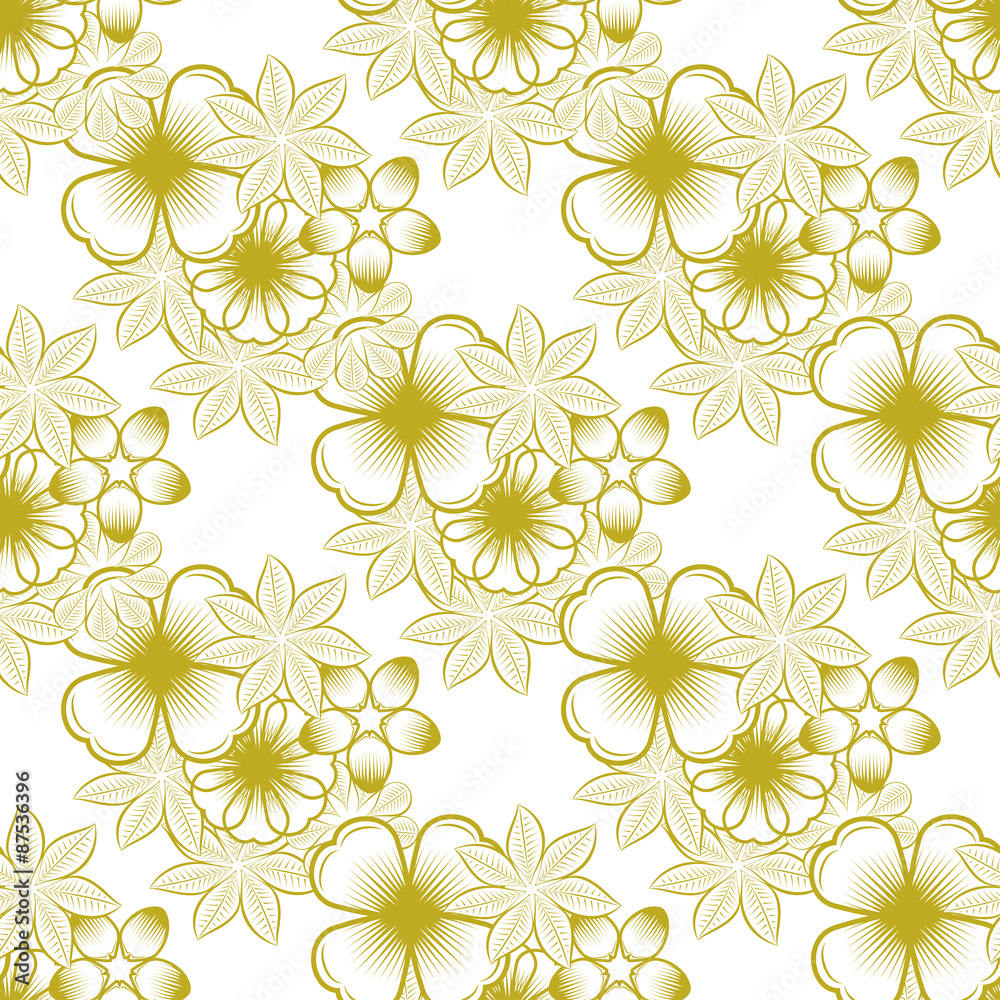Seamless flowerr pattern Seamless flowerr pattern