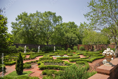 Tryon Palace Gardens at New Bern North Carolina photo