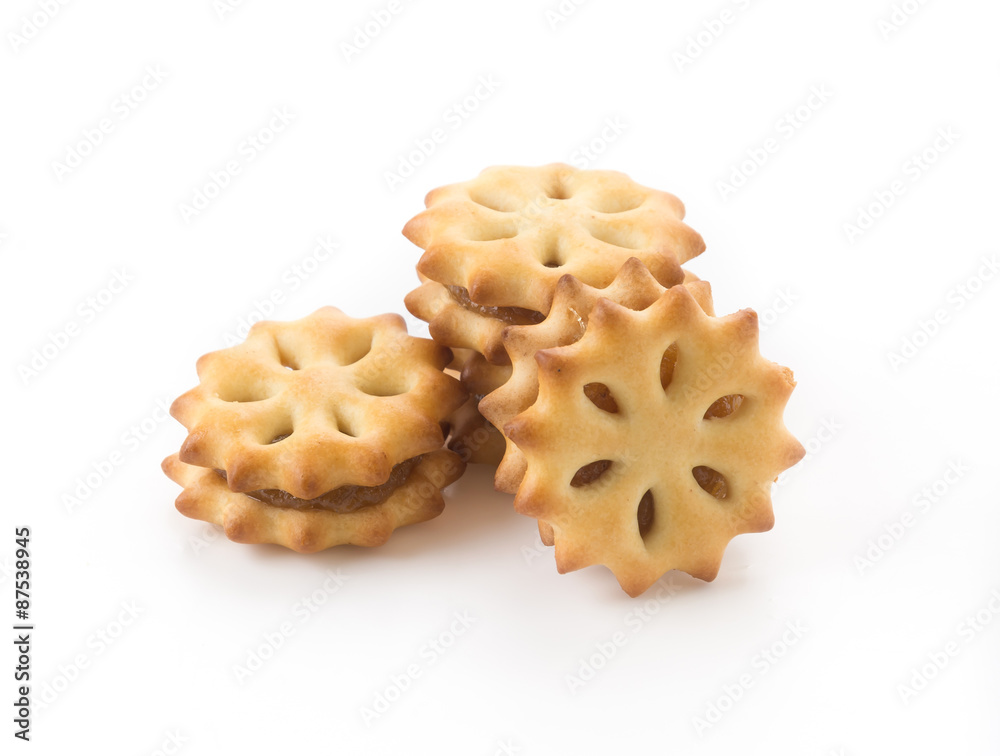 biscuit with pineapple jam biscuit with pineapple jam