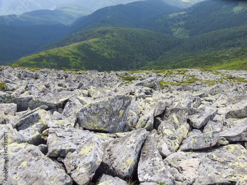 A mountain range in the Carpathian mountains.