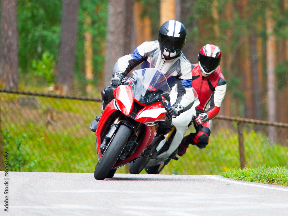 Motorbike racing