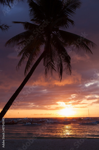 Sunset on Island Boracay