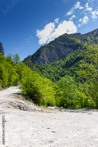 Mountain road in the mountains