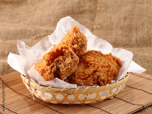 fried chicken breast.