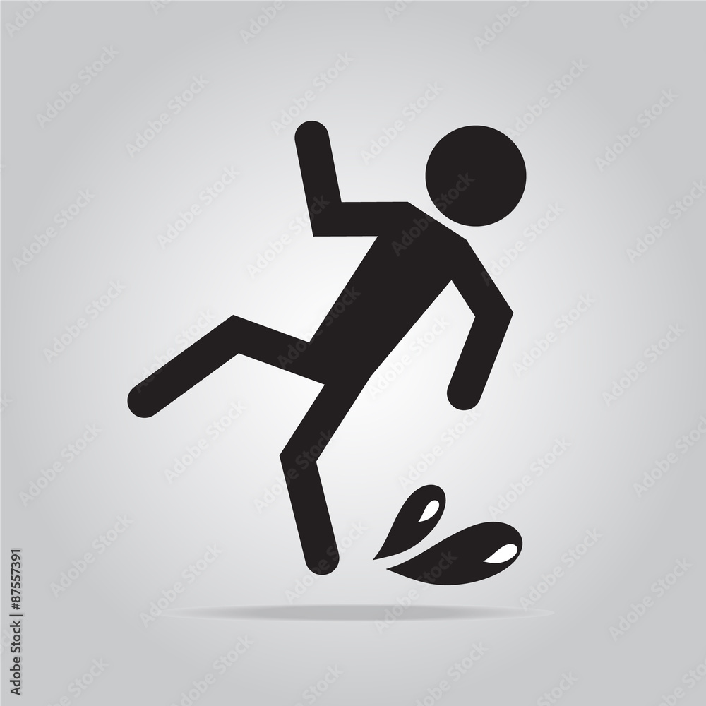 Wet floor sign Wet floor sign