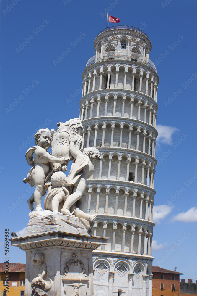 Italie / La tour penchée de Pise - The Leaning Tower of Pisa