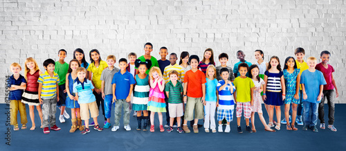 Children Kids Childhood Friendship Happiness Diversity Concept