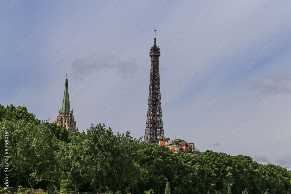 eiffel tower in paris,france