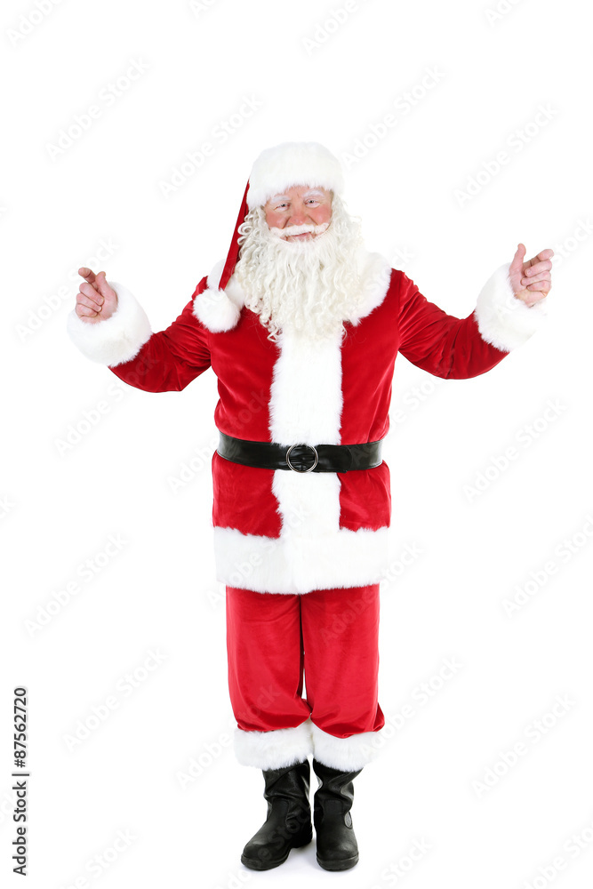 Santa Claus isolated on white background Santa Claus isolated on white background