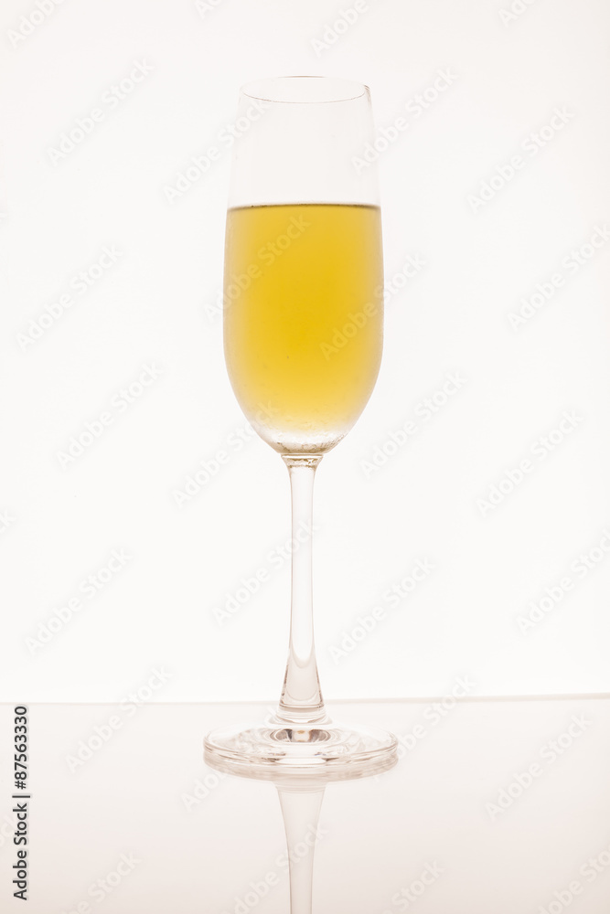 Glass on white background Glass on white background