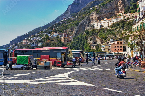 Verkehr in Amalfi photo